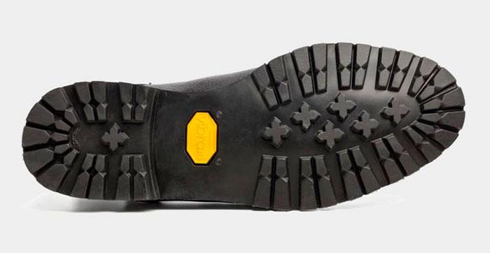 Резиновая подошва Vibram на обуви Berwick