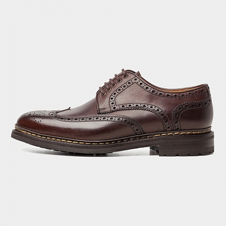 картинка Тёмно-коричневые дерби Berwick 4163 от магазина  Berwickshoes