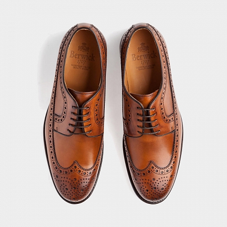 картинка Светло-коричневые дерби Berwick 3681 от магазина  Berwickshoes