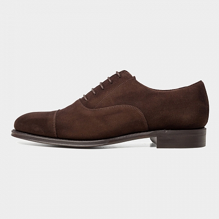 картинка Тёмно-коричневые замшевые оксфорды Berwick 6824 от магазина  Berwickshoes