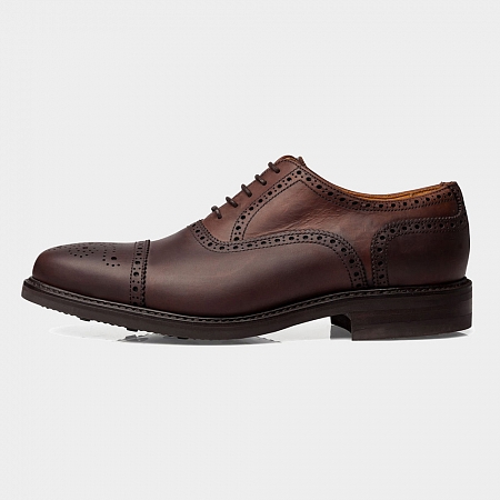 картинка Тёмно-коричневые оксфорды Berwick 3182 от магазина  Berwickshoes