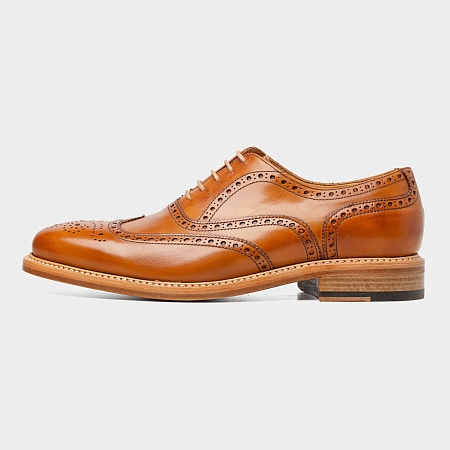 картинка Светло-коричневые оксфорды Berwick 2817 Tan от магазина  Berwickshoes