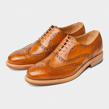 картинка Светло-коричневые оксфорды Berwick 2817 Tan от магазина  Berwickshoes