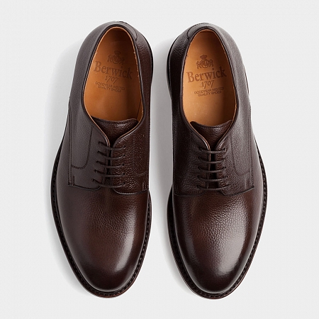 картинка Тёмно-коричневые дерби Berwick 4169 Grain от магазина  Berwickshoes