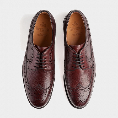 картинка Бордовые дерби Berwick 3681 Grain от магазина  Berwickshoes