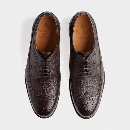картинка Тёмно-коричневые дерби Berwick 3681 Grain от магазина  Berwickshoes