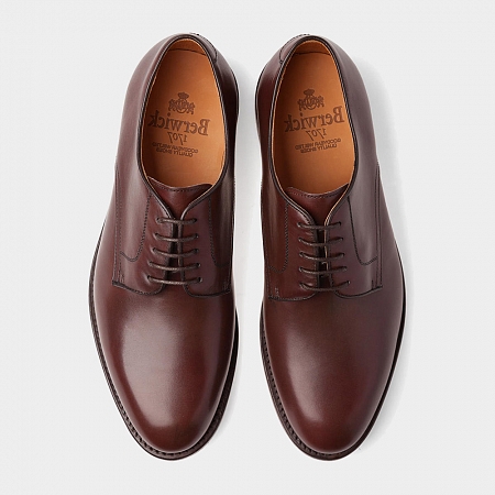 картинка Тёмно-бордовые дерби Berwick 4169 Saddle Calf от магазина  Berwickshoes