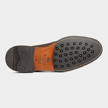 картинка Тёмно-коричневые замшевые дерби Berwick 5768 от магазина  Berwickshoes