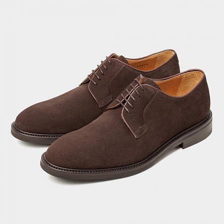 картинка Тёмно-коричневые замшевые дерби Berwick 5768 от магазина  Berwickshoes