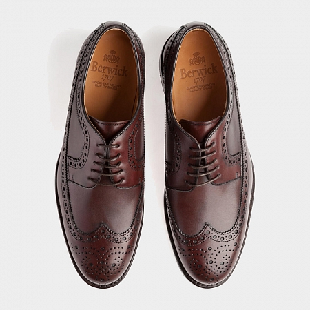 картинка Бордовые дерби Berwick 3681 от магазина  Berwickshoes
