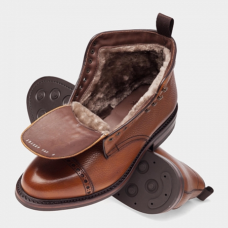 картинка Светло-коричневые ботинки Berwick 482 от магазина  Berwickshoes