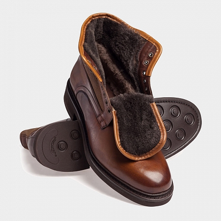 картинка Коричневые ботинки Berwick 438 от магазина  Berwickshoes
